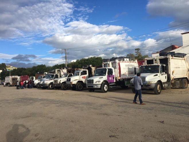 Con intervención del Gobierno del Estado, se recuperan camiones de basura en SCLC