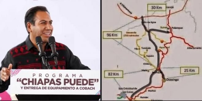 Chiapas hará historia con el arranque de la autopista Palenque–San Cristóbal