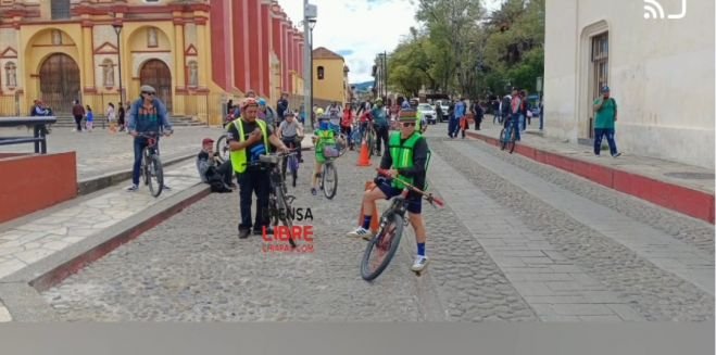 Celebran el Día Mundial sin Automóvil en SCLC