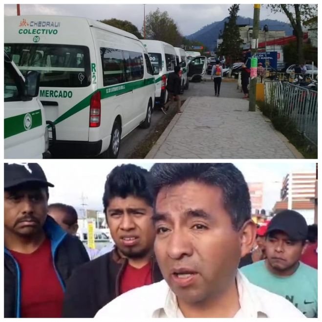 Se enfrentan transportistas concesionados y piratas 