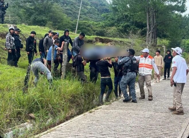 Rescata Fuerza Interinstitucional Conjunta cuerpo sin vida en r&iacute;o de Pantelh&oacute;