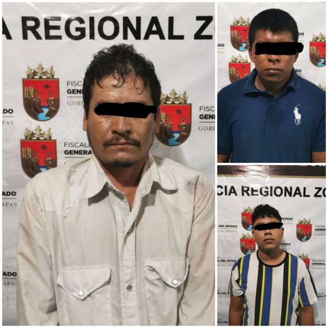 FGE detiene a Objetivos Prioritarios 15, 16 y 17 por Secuestro en Chiapas
