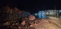 Deslave bloquea carretera en Tenejapa
