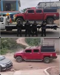 LA HUMMER ROJA CON REDILA RESULT&Oacute; SER ROBADA