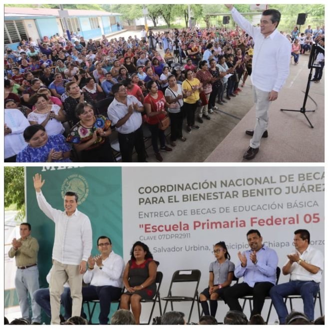 Con Becas para el Bienestar se mejora el porvenir de ni&ntilde;as, ni&ntilde;os y j&oacute;venes: Rutilio Escand&oacute;n