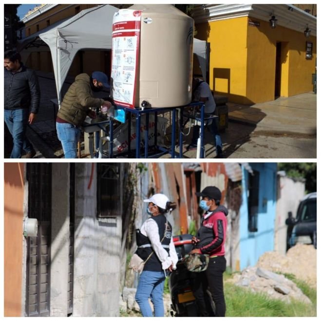 CONTINÚAN BARRIDO CASA POR CASA PARA DETECTAR CASOS POSITIVOS DE CORONAVIRUS   