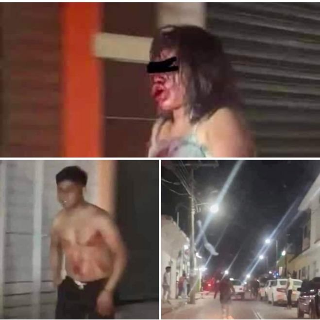 Hombre en aparente estado de ebriedad golpea de forma brutal a mujer en Ocosingo 