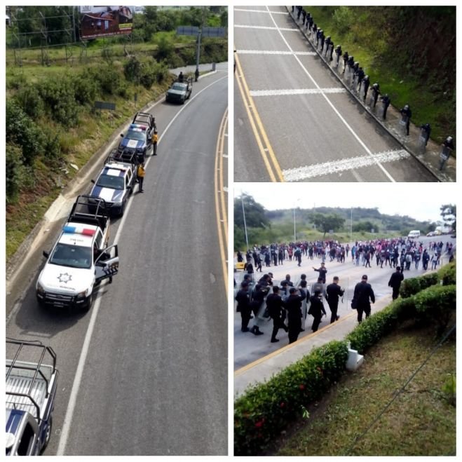 SSyPC evita toma de caseta de cobro en  carretera de cuota Chiapa de Corzo - San Crist&oacute;bal