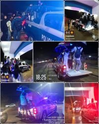 Policía Municipal auxilia a estudiantes de la UNICH tras inundación en El Campanario
