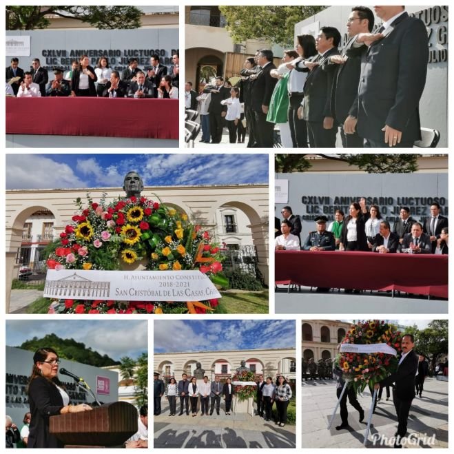 CONMEMORAN EL 147 ANIVERSARIO LUCTUOSO DE BENITO JU&Aacute;REZ GARC&Iacute;A   