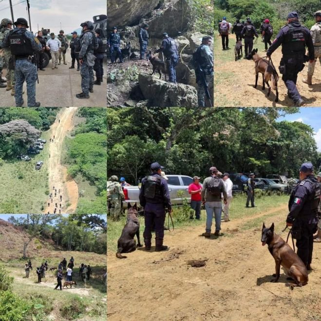 Fuerza Interinstitucional realiza brigada de b&uacute;squeda de persona en Jiquipilas y Cintalapa 