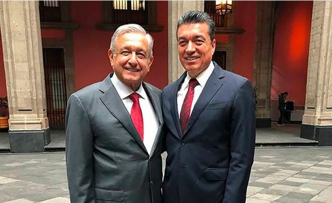 RUTILIO ESCANDÓN SE REÚNE CON EL PRESIDENTE AMLO Y EL GOBERNADOR DE TABASCO