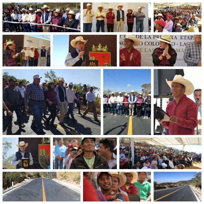 Rutilio Escand&oacute;n y Jer&oacute;nima Toledo inauguran pavimentaci&oacute;n de la carretera Pozo Colorado-Laguna Grande