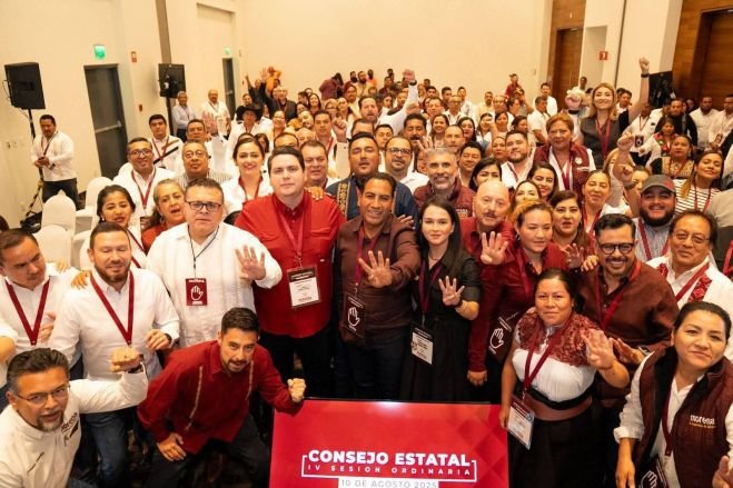 Eduardo Ramírez convoca a la unidad en la IV Sesión Ordinaria del Consejo Estatal de Morena