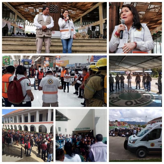 La Maestra Jer&oacute;nima Toledo Villalobos supervisa Macrosimulacro en el D&iacute;a Nacional de la Protecci&oacute;n Civil