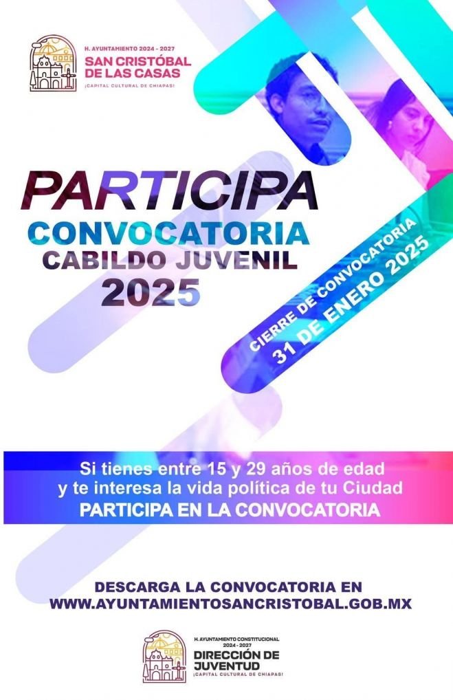 Se emite la Convocatoria &quot;Cabildo Juvenil 2025&quot;