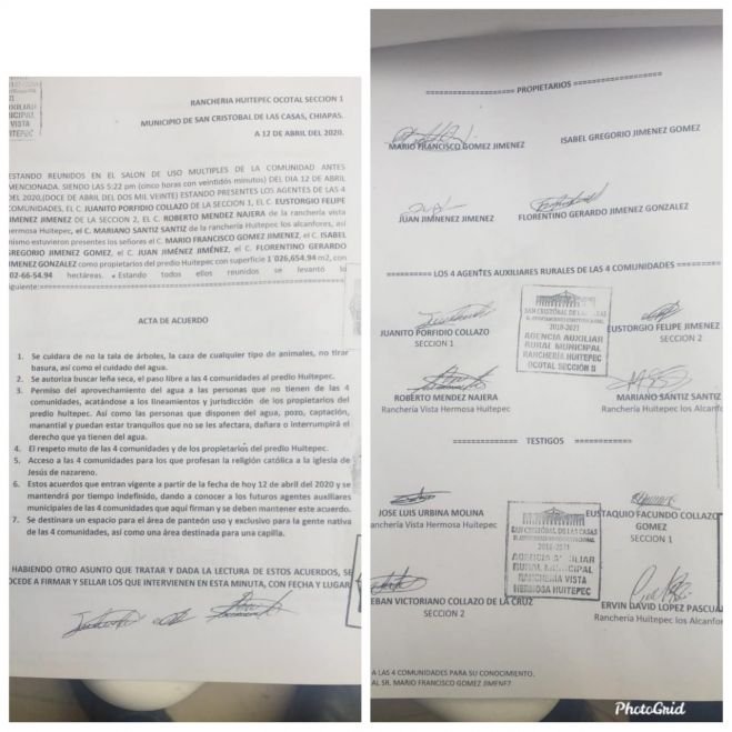 Comunidades firman acuerdo para proteger la Reserva Ecol&oacute;gica Huitepec-Alcanfores