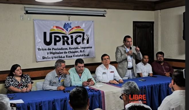 Toman protesta agremiados de la UPRICH en SCLC