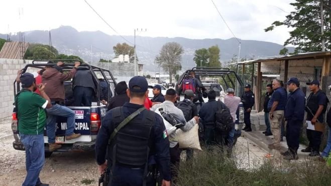 Una persona lesionada y 10 retenidos deja disputa de terreno en San Cristóbal de Las Casas.