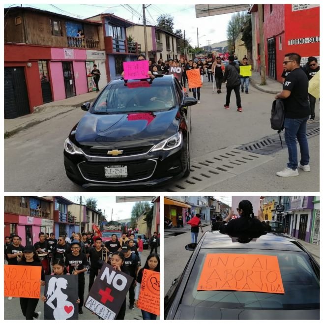 EVANGÉLICOS MARCHAN CONTRA EL ABORTO LEGAL