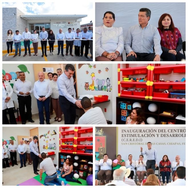 Inaugura Rutilio Escand&oacute;n el Centro Regional de Estimulaci&oacute;n y Desarrollo Infantil en SCLC