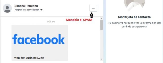 Alerta sobre mensajes fraudulentos: El peligro del spam y el robo de identidad en redes sociales