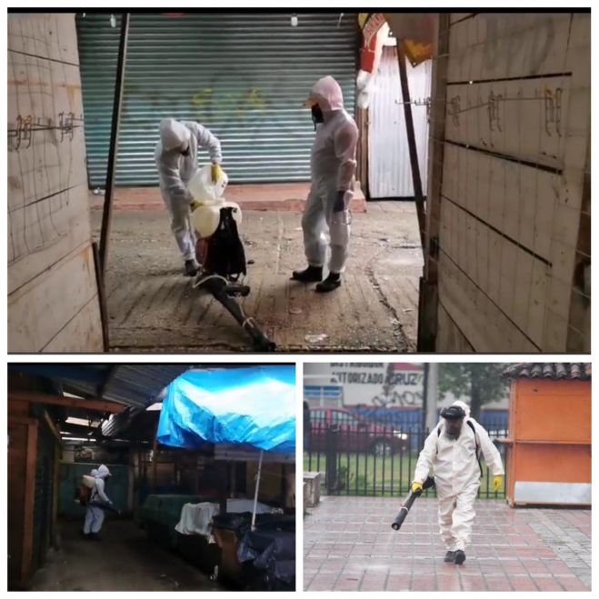 Sanitiza Ayuntamiento de San Cristóbal de Las Casas Mercado &quot;José Castillo Tielemans