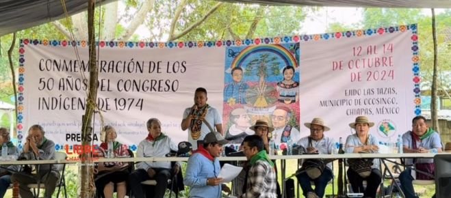 Conmemoran los 50 años del Congreso Indígena  "Fray Bartolomé de Las Casas"