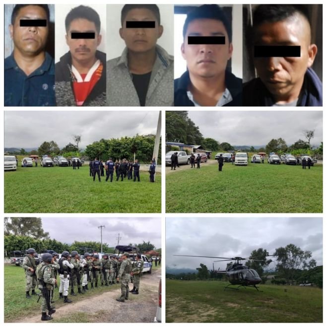 Detiene Fiscal&iacute;a a cinco implicados en secuestro en Ocosingo