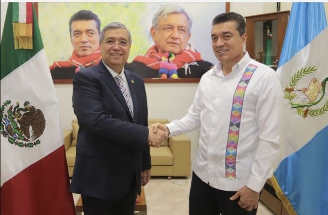 Chiapas y Guatemala reiteran apoyo mutuo para el crecimiento de ambos pueblos