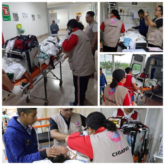Ni&ntilde;a con quemaduras es trasladada en avi&oacute;n por el Gobierno de Chiapas a hospital de EUA